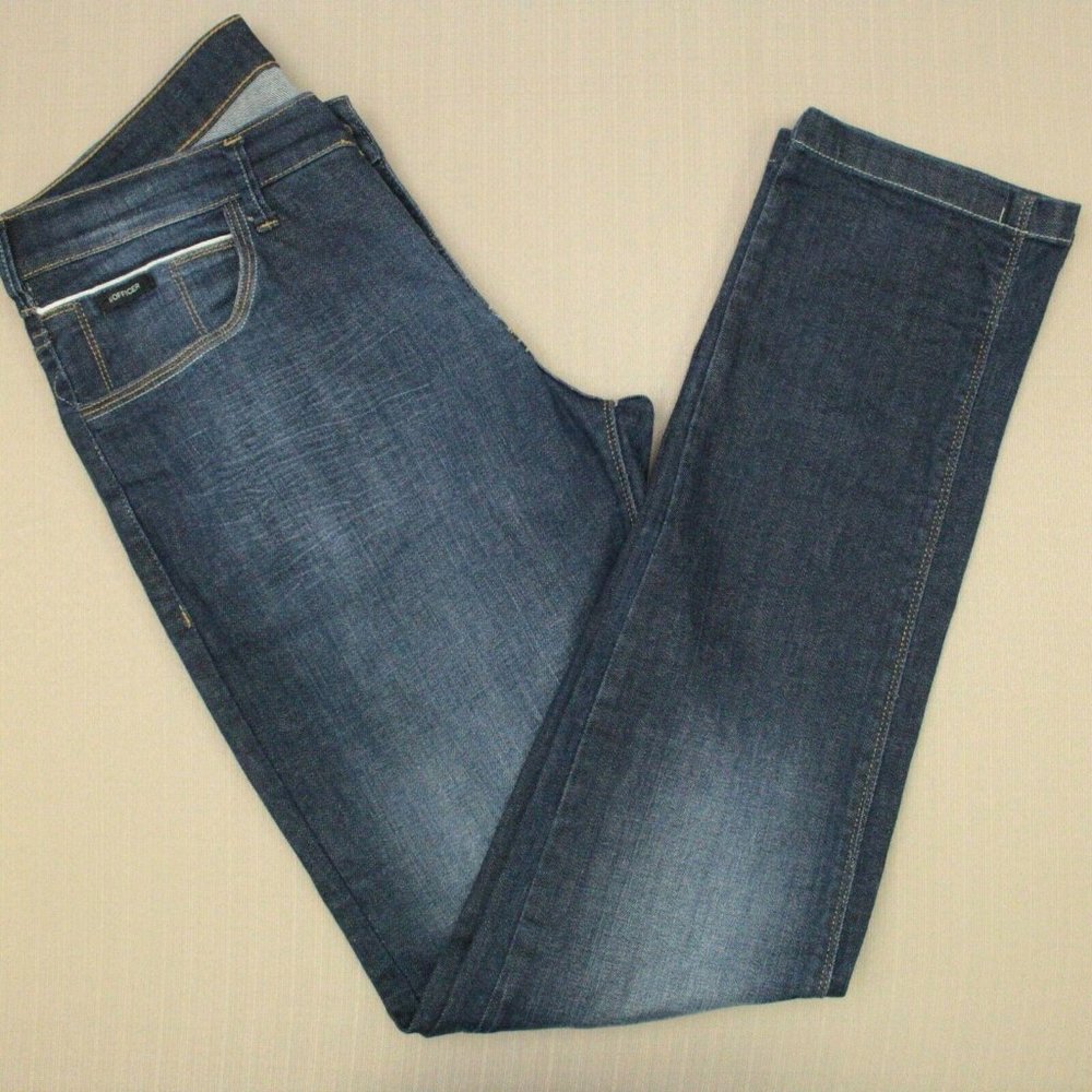 M. Officer Slim Fit Straight Leg Jeans Men's Size 42 Brazil / 32 US Medium Wash
